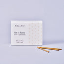 [INCENSE] SIX IN SENSE STICKS 20 PCS 100% NATURAL HANDMADE | FRAGRANCE FORMULATION | BRIDGE AND BLEND