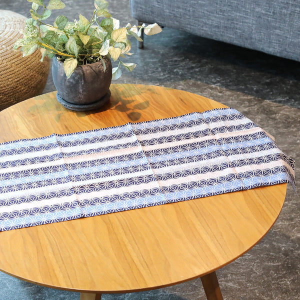 [TOWELS] HEMP LEAF STRIPES | YOKOHAMA DYEING | HAMAMONYO