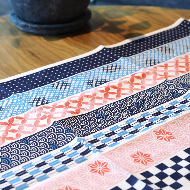 [TOWELS] AUSPICIOUS PATTERN STRIPE | YOKOHAMA DYEING | HAMAMONYO