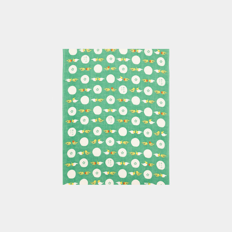 [TOWELS] HANDKERCHIEF THANK YOU PARAKEET | YOKOHAMA DYEING | HAMAMONYO