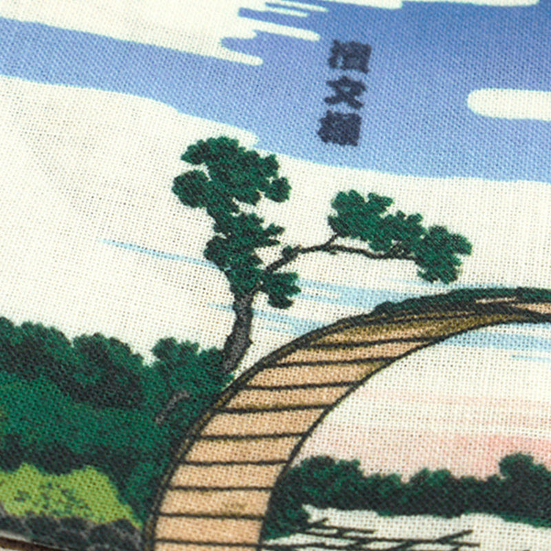 [TOWELS] TENUGUI HOKUSAI AND HIROSHIGE | YOKOHAMA DYEING | HAMAMONYO