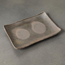 [DISH] STONEWARE RECTANGULAR PLATE | SETO WARE | SEKKI SHINGO TAKEUCHI