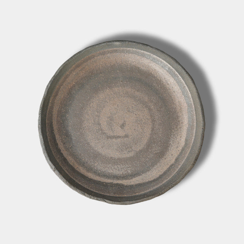 [PLATE] STONEWARE ROUND PLATE | SETO WARE | SEKKI SHINGO TAKEUCHI