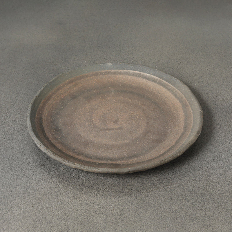 [PLATE] STONEWARE ROUND PLATE | SETO WARE | SEKKI SHINGO TAKEUCHI