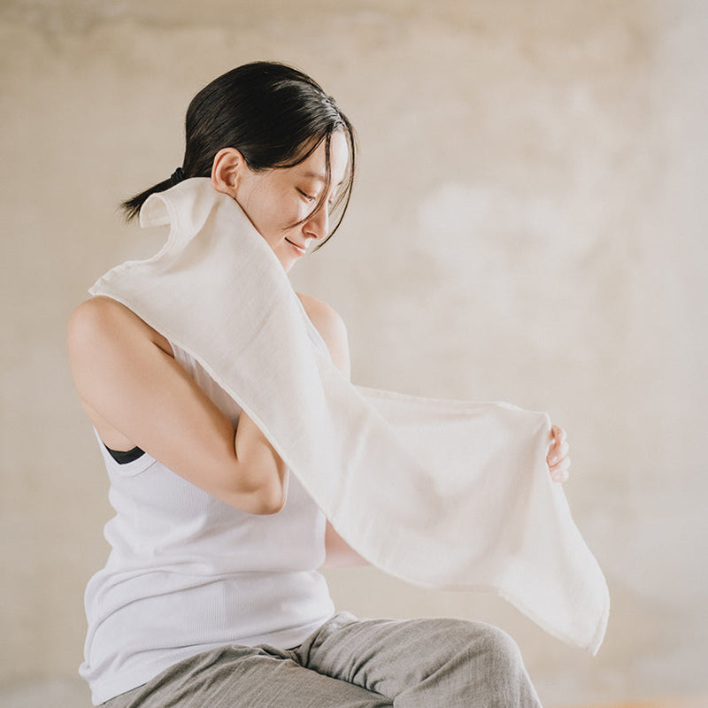 [FACE TOWEL] KONAYUKI TRIPLE GAUZE | BANSHU-ORI | CLOCOMI