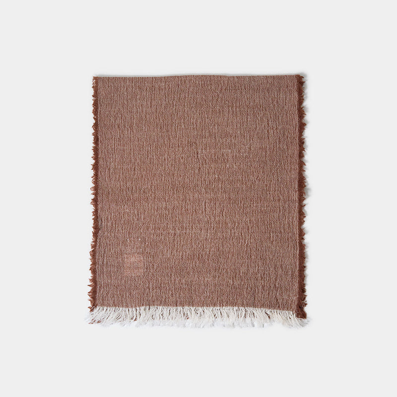 [SCARF] BANSHU-ORI COTTON WOOL STOLE (BEIGE) | BANSHU-ORI | FUJI GAUZE