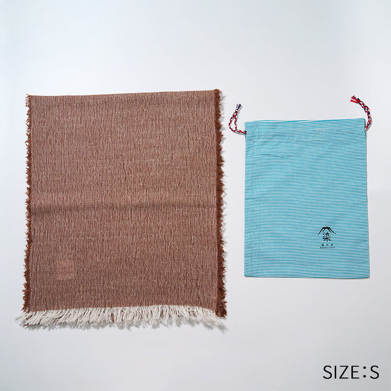 [SCARF] BANSHU-ORI COTTON WOOL STOLE (BEIGE) | BANSHU-ORI | FUJI GAUZE