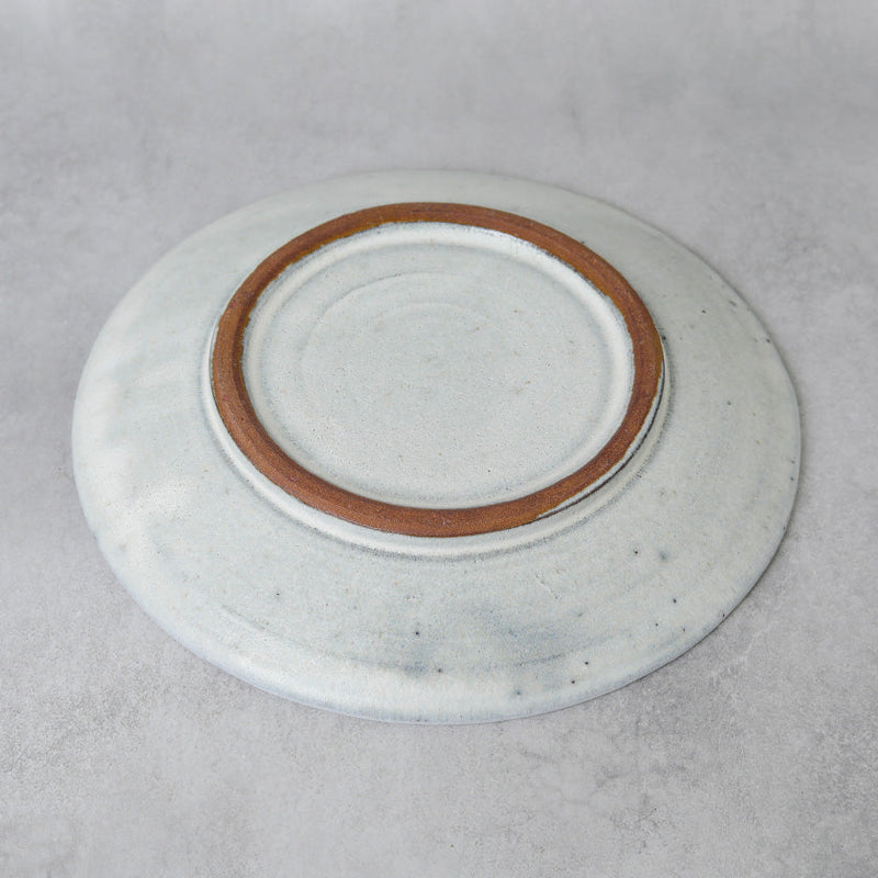 [LARGE PLATE (PLATTER)] GLASS GLAZE | TANBA WARE | SHINSUIGAMA