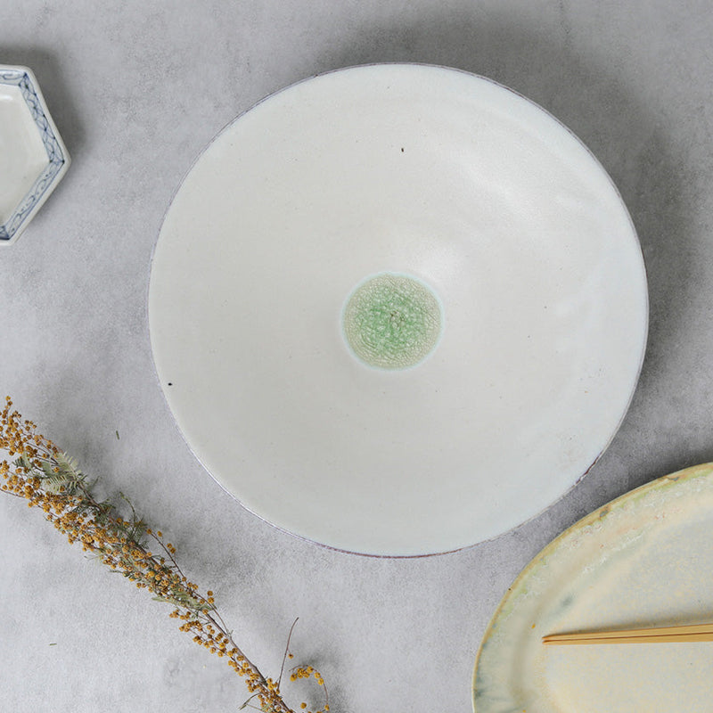 [LARGE BOWL] GLASS GLAZE | TANBA WARE | SHINSUIGAMA