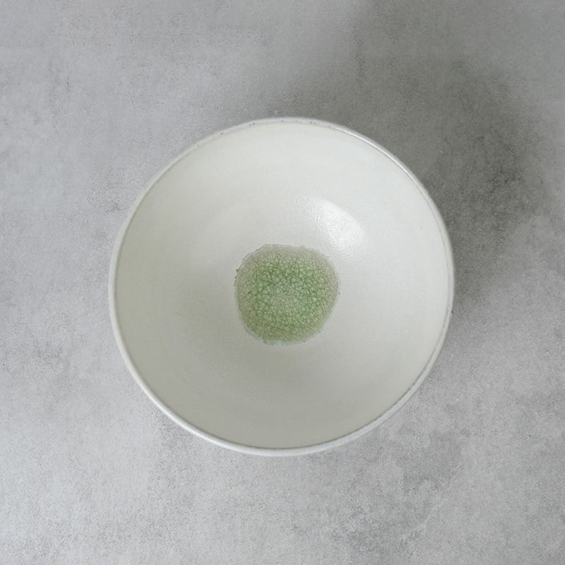 [LARGE BOWL] GLASS GLAZE RICE BOWL | TANBA WARE | SHINSUIGAMA