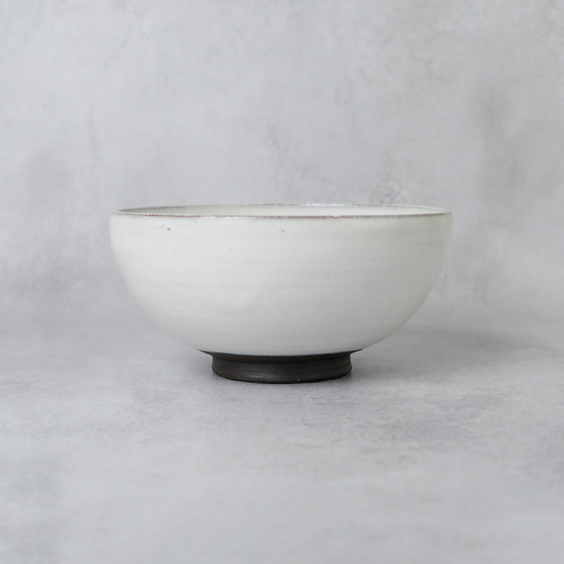 [LARGE BOWL] GLASS GLAZE RICE BOWL | TANBA WARE | SHINSUIGAMA