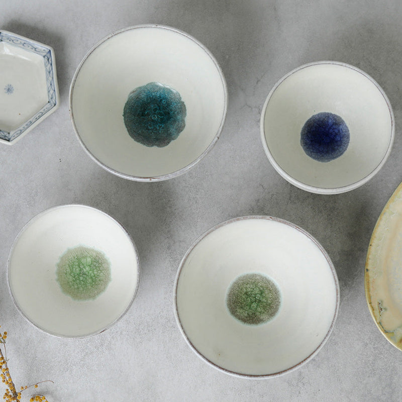 [BOWL] GLASS GLAZE RICE BOWL | TANBA WARE | SHINSUIGAMA