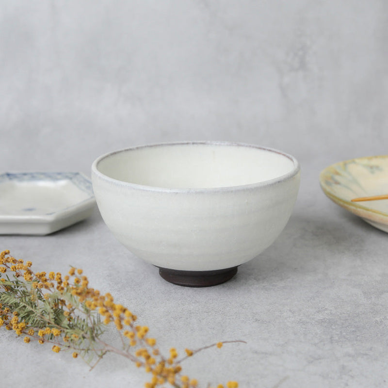 [BOWL] GLASS GLAZE RICE BOWL | TANBA WARE | SHINSUIGAMA