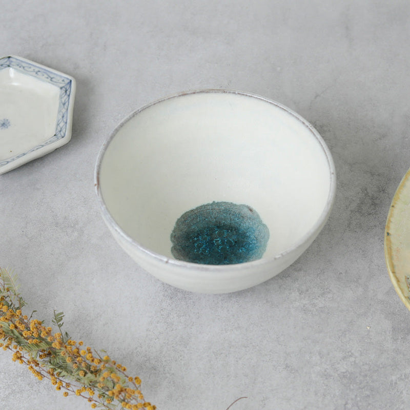 [BOWL] GLASS GLAZE RICE BOWL | TANBA WARE | SHINSUIGAMA