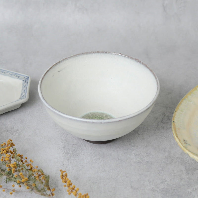 [BOWL] GLASS GLAZE RICE BOWL | TANBA WARE | SHINSUIGAMA