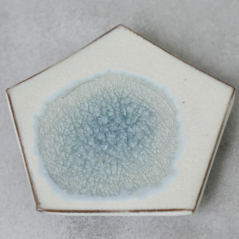 [SMALL DISH (PLATE)] GLASS GLAZE MAME PLATE | TANBA WARE | SHINSUIGAMA