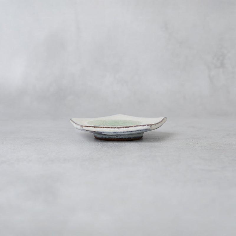 [SMALL DISH (PLATE)] GLASS GLAZE MAME PLATE | TANBA WARE | SHINSUIGAMA