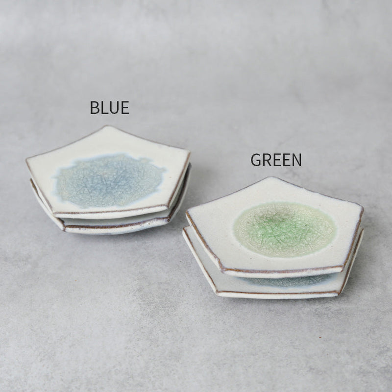 [SMALL DISH (PLATE)] GLASS GLAZE MAME PLATE | TANBA WARE | SHINSUIGAMA