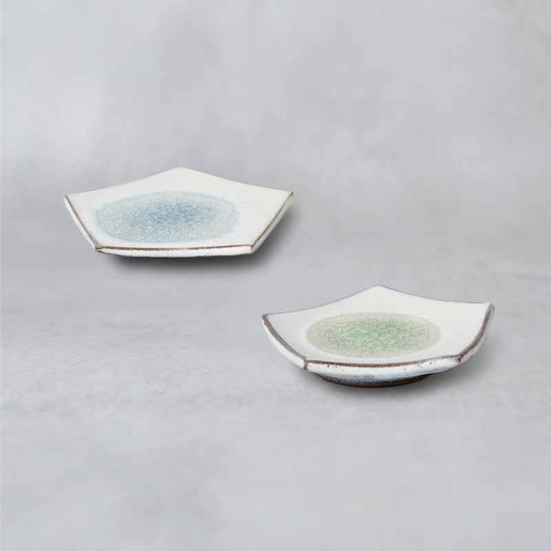 [SMALL DISH (PLATE)] GLASS GLAZE MAME PLATE | TANBA WARE | SHINSUIGAMA