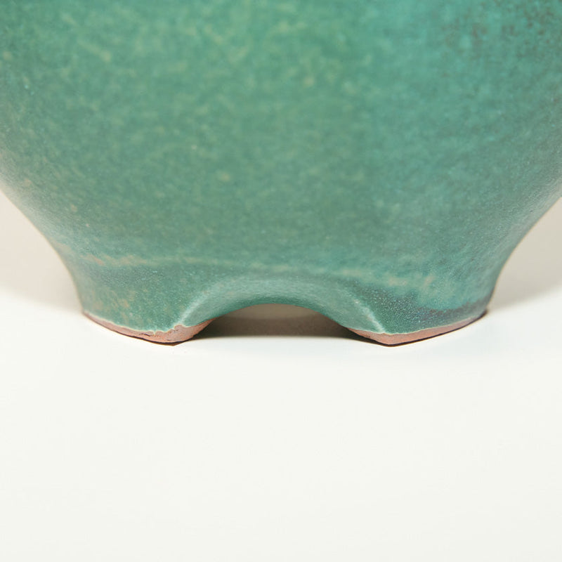 [FLOWERPOT] GREEN | TAMBA TACHIKUI YAKI (POTTERY) | ICHINO DENICHIGAMA