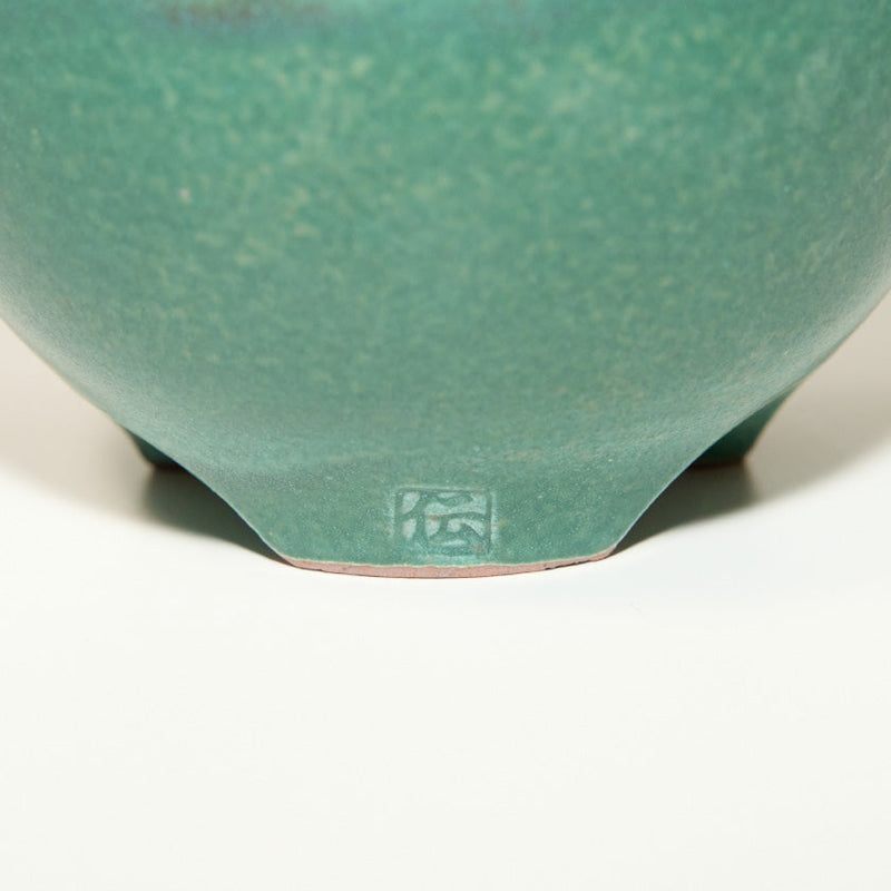 [FLOWERPOT] GREEN | TAMBA TACHIKUI YAKI (POTTERY) | ICHINO DENICHIGAMA