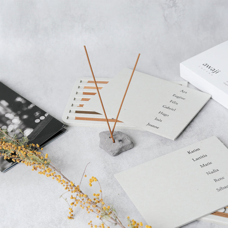 [INCENSE] 14 KINDS (CONTAINS 3) / WITH INCENSE HOLDER Le Mariage coffret | SENKO| AWAJI ENCENS