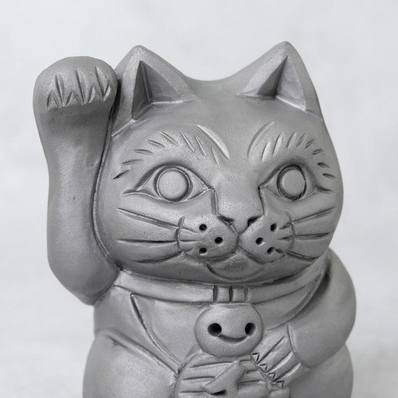 [BECKONING (LUCKY) CAT] MANEKI NEKO (GARGOYLE) OF KAWARA | AWAJI ONIGAWARA | GAROU