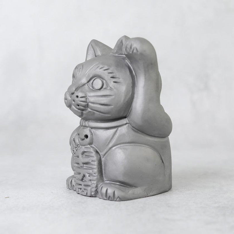 [BECKONING (LUCKY) CAT] MANEKI NEKO (GARGOYLE) OF KAWARA | AWAJI ONIGAWARA | GAROU