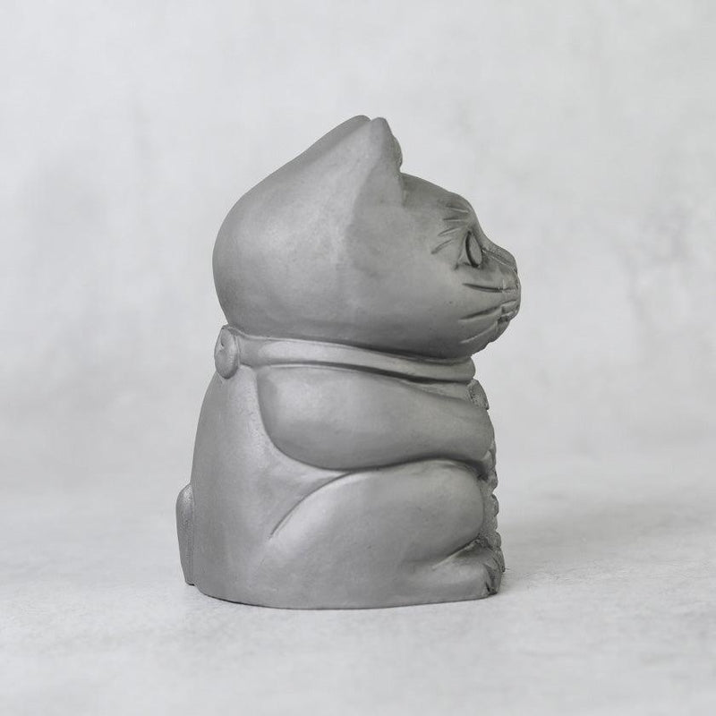 [BECKONING (LUCKY) CAT] MANEKI NEKO (GARGOYLE) OF KAWARA | AWAJI ONIGAWARA | GAROU