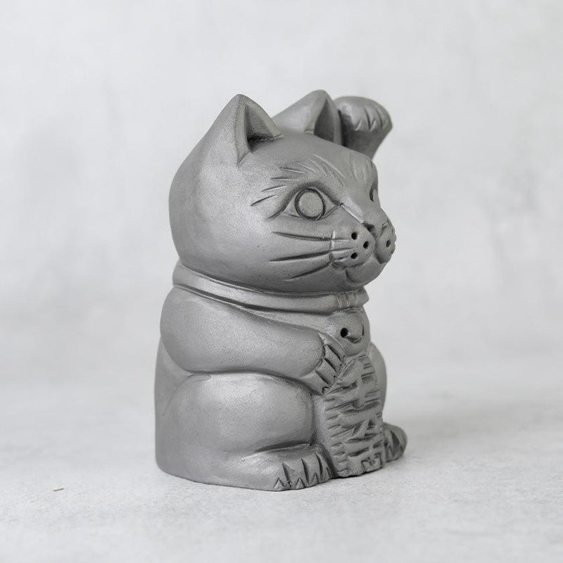 [BECKONING (LUCKY) CAT] MANEKI NEKO (GARGOYLE) OF KAWARA | AWAJI ONIGAWARA | GAROU