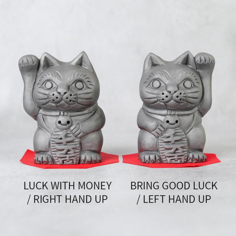 [BECKONING (LUCKY) CAT] MANEKI NEKO (GARGOYLE) OF KAWARA | AWAJI ONIGAWARA | GAROU