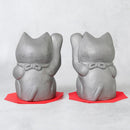 [BECKONING (LUCKY) CAT] MANEKI NEKO (GARGOYLE) OF KAWARA | AWAJI ONIGAWARA | GAROU