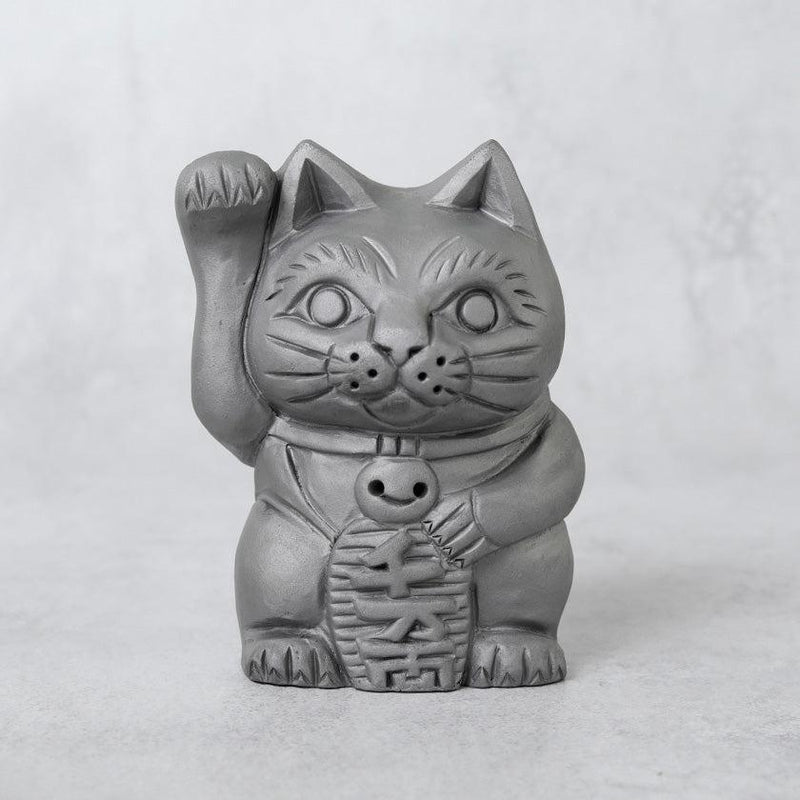 [BECKONING (LUCKY) CAT] MANEKI NEKO (GARGOYLE) OF KAWARA | AWAJI ONIGAWARA | GAROU