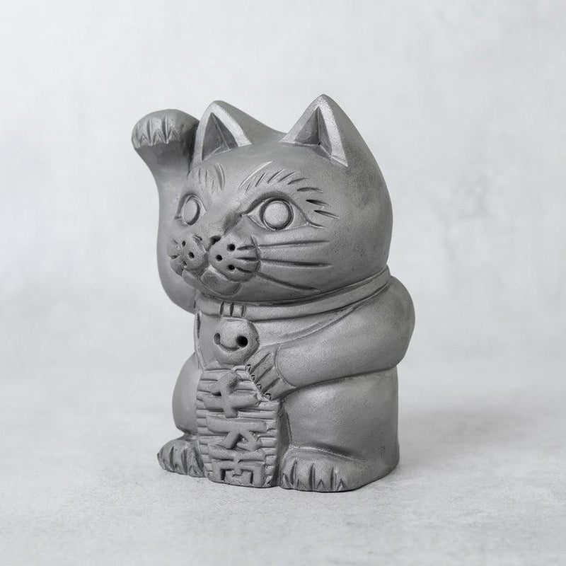 [BECKONING (LUCKY) CAT] MANEKI NEKO (GARGOYLE) OF KAWARA | AWAJI ONIGAWARA | GAROU