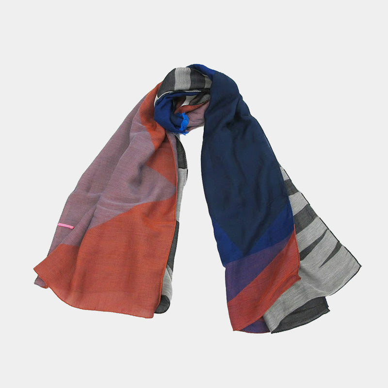 [SCARF] BANSHU-ORI LAYER STALL (RED) | BANSHU-ORI | POLS