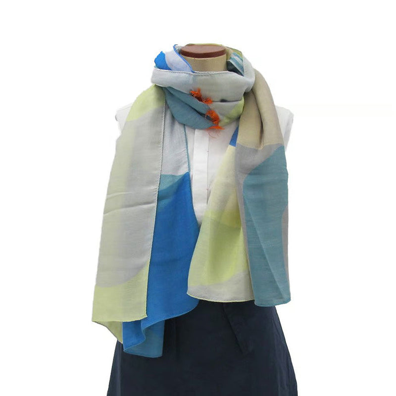 [SCARF] BANSHU-ORI LAYER STALL (YELLOW) | BANSHU-ORI | POLS