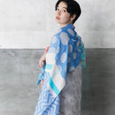 [SCARF] BANSHU-ORI LAYER STALL (BLUE1) | BANSHU-ORI | POLS