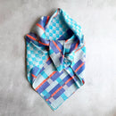 [SCARF] BANSHU-ORI JACQUARD CUPRO SCARF (BLUE) | BANSHU-ORI | POLS
