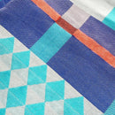 [SCARF] BANSHU-ORI JACQUARD CUPRO SCARF (BLUE) | BANSHU-ORI | POLS