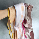 [SCARF] -Oriki-  LONG CUPRO STALL (PINK) | BANSHU-ORI | POLS