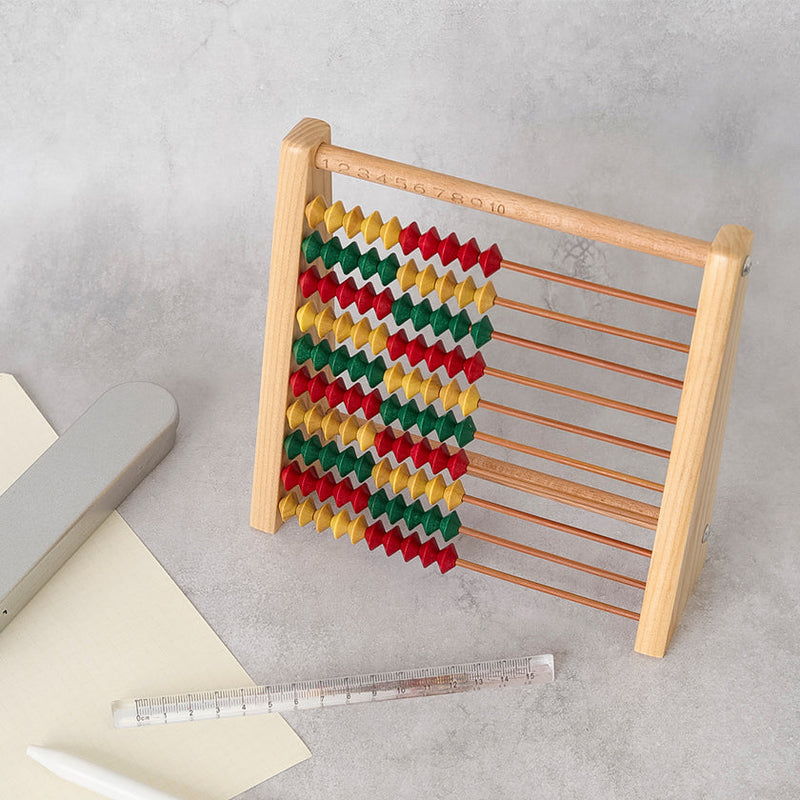 [ABACUS] 100 BEADS COLOUR ABACUS | BANSHU SOROBAN | BANSHU SOROBAN CRAFT COOPERATIVE