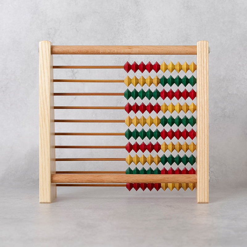 [ABACUS] 100 BEADS COLOUR ABACUS | BANSHU SOROBAN | BANSHU SOROBAN CRAFT COOPERATIVE