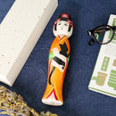 [DOLL] TAISHO PERIOD STYLE KOKESHI (Wooden Dolls) ORANGE | TSUCHIYU DENTO KOKESHI (Wooden Dolls) | AKIHIRO KONNO