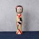 [洋娃娃]田道時期風格kokeshi（木娃娃）黃色| tsuchiyu dento kokeshi（木娃娃）| Akihiro Konno