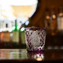 [EDO KIRIKO] KIKUTSUNAGI AND KAGOME OLD-FASHIONED GLASS | TABLEAU