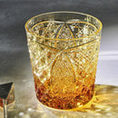 [EDO KIRIKO] KIKUTSUNAGI AND KAGOME OLD-FASHIONED GLASS | TABLEAU