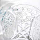 [EDO KIRIKO] KIKUTSUNAGI AND KAGOME OLD-FASHIONED GLASS | TABLEAU