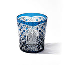 [EDO KIRIKO] KIKUTSUNAGI AND KAGOME OLD-FASHIONED GLASS | TABLEAU