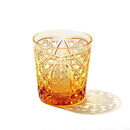 [EDO KIRIKO] KIKUTSUNAGI AND KAGOME OLD-FASHIONED GLASS | TABLEAU