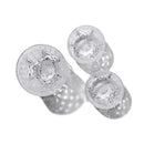 [EDO KIRIKO] KIKUTSUNAGI AND KAGOME THREE-PIECE SET FOR SAKE | TABLEAU